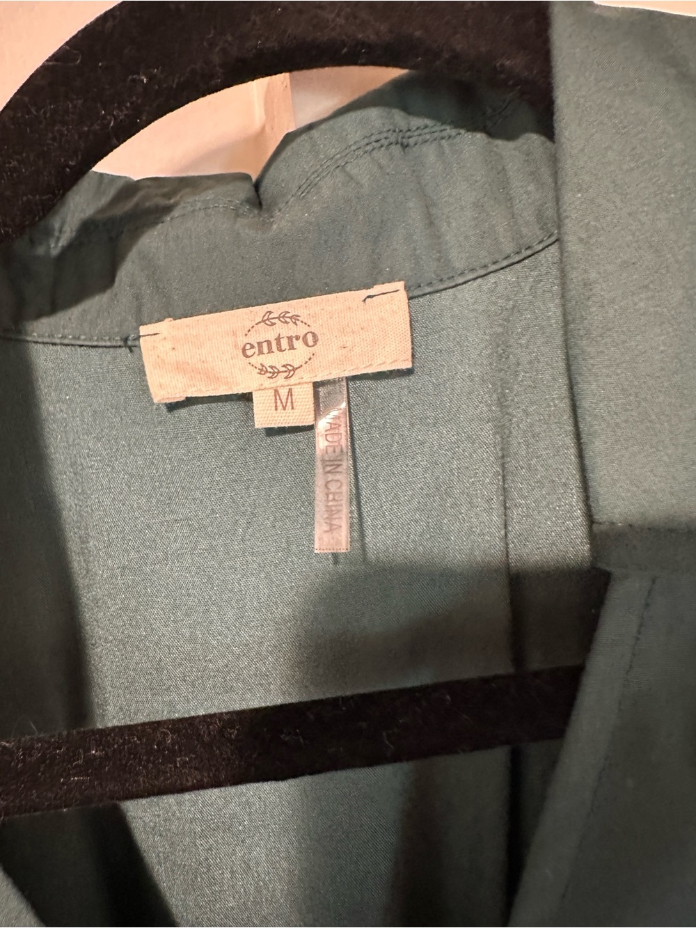 entro Green Collared Dress - Picture 3 of 3